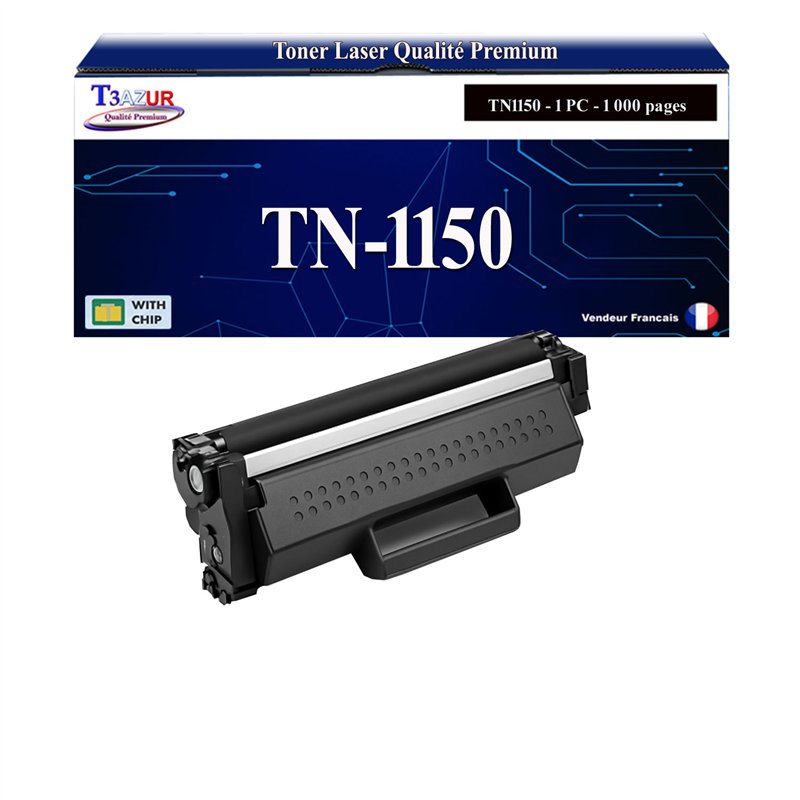 Toner compatible avec Brother TN1150 - 1 000 pages