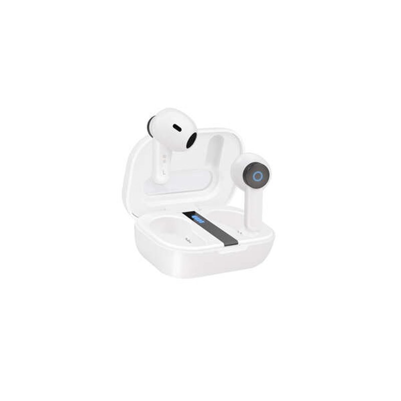 Tooq Casque Sans Fil + Microphone "Bender" - Blanc Tooq Casque Sans Fil + Microphone "Bender" - Blanc