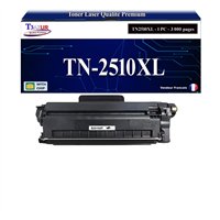 Toner Compatible Brother TN-2510XL Noir Haute Capacité – 3000 Pages