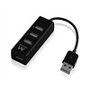 Hub USB 2.0 haute vitesse Ewent - 4 ports USB-A - Noir