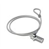 Cadenas à combinaison pour ordinateur portable Ewent EW1241 - Câble de 1,5 m - Argent
