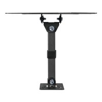 Support mural orientable pour téléviseur Ewent EW1521 - jusqu'à 43" - 30 kg - Noir