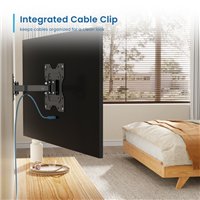 Support mural orientable pour téléviseur Ewent EW1521 - jusqu'à 43" - 30 kg - Noir