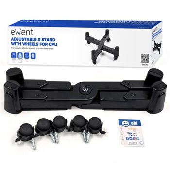 Support mobile pour processeur Ewent EW1292 - Évite l'électricité statique et les marques - Réglable jusqu'à 25 cm - Jusqu'à 25