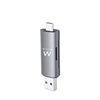 Lecteur de cartes compact USB 3.2 Gen1 (USB 3.0) Ewent EW1075 avec connecteurs USB C et USB A