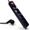Multiprise Ewent - 6 prises - Version Schuko - 16 A avec interrupteur marche/arrêt - Protection contre les surcharges