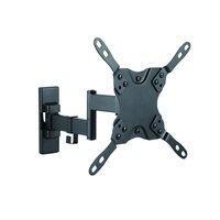 Support mural TV Ewent EW1522 - 3 points d'articulation - Supporte jusqu'à 42" - 20 kg - Noir