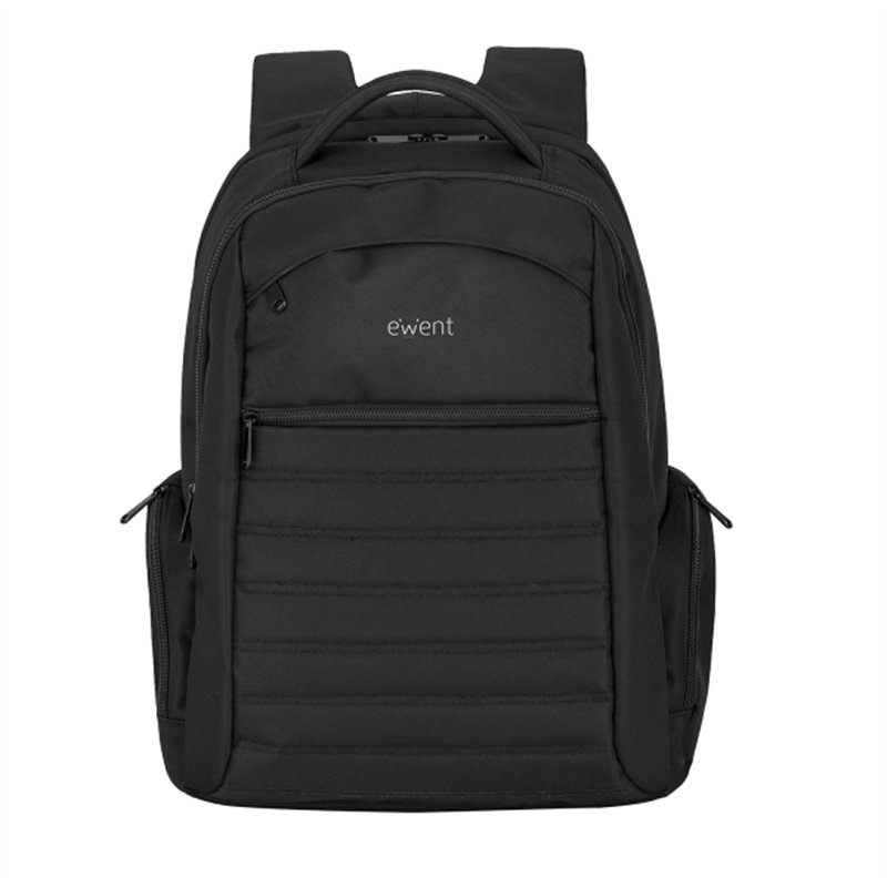 Sac à dos Ewent EW2528 Urban pour ordinateur portable jusqu'à 17 pouces - 5 compartiments - Matériau imperméable - Noir