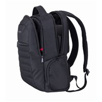 Sac à dos Ewent EW2528 Urban pour ordinateur portable jusqu'à 17 pouces - 5 compartiments - Matériau imperméable - Noir