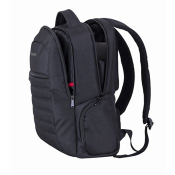 Sac à dos Ewent EW2528 Urban pour ordinateur portable jusqu'à 17 pouces - 5 compartiments - Matériau imperméable - Noir