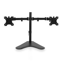 Support de bureau Ewent pour 2 écrans jusqu'à 32" - VESA Max 100x100 - Noir