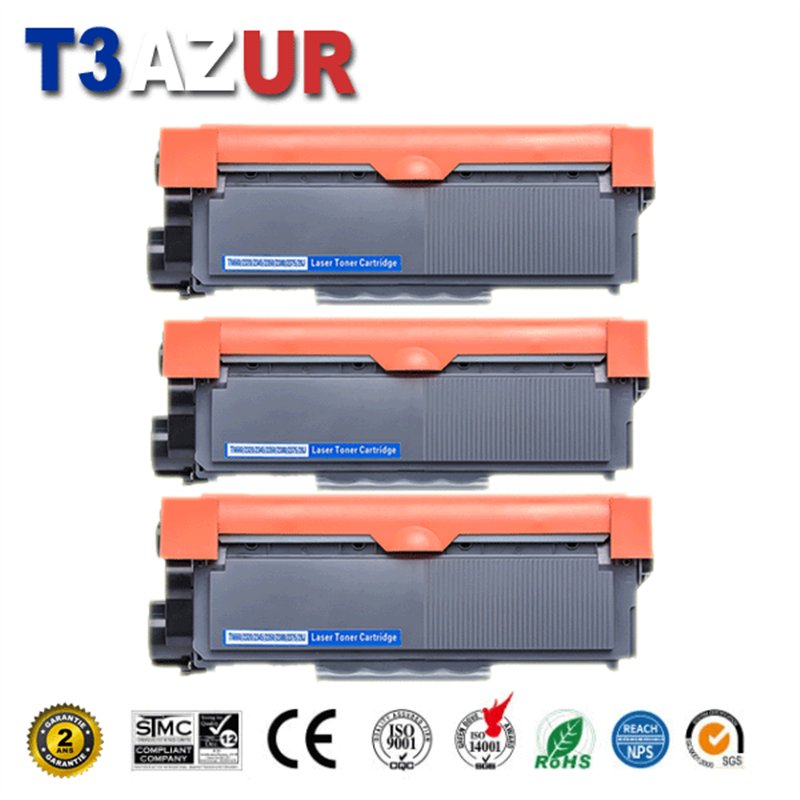 Lot de 3 Toners compatibles Brother TN2320/ TN2310 - 2 600 pages Lot de 3 Toners compatibles Brother TN2320/ TN2310 - 2 600 pages