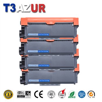 Lot de 4 Toners compatibles Brother TN2320/ TN2310 - 2 600 pages