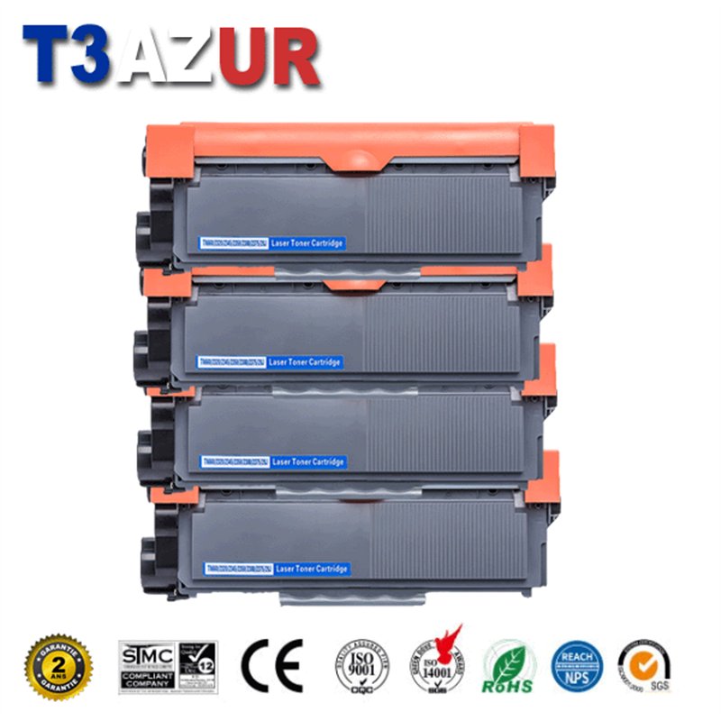 Lot de 4 Toners compatibles Brother TN2320/ TN2310 - 2 600 pages Lot de 4 Toners compatibles Brother TN2320/ TN2310 - 2 600 pages