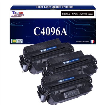 Lot de 3 Toners compatibles HP C4096A (96A) / EP32 - 5 000 pages