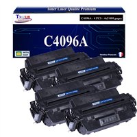 Lot de 4 Toners compatibles HP C4096A (96A) / EP32 - 5 000 pages