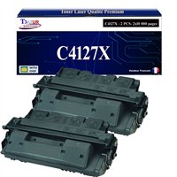 2x Toner compatible HP C4127X/C4127A/C8061X (27X/27A/61X) / Canon EP52 (3839A003) - 10 000 pages