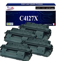 4x Toner compatible HP C4127X/C4127A/C8061X (27X/27A/61X) / Canon EP52 (3839A003) - 10 000 pages