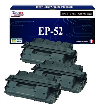 3x Toners compatibles Canon EP52 (3839A003) - 10 000 pages