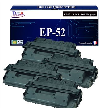 4x Toners compatibles Canon EP52 (3839A003) - 10 000 pages