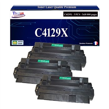 3x Toners compatibles avec HP C4129X (29X) - 10 000 pages