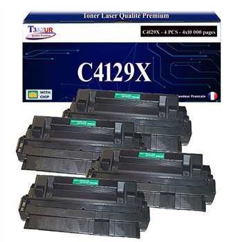 4x Toners compatibles avec HP C4129X (29X) - 10 000 pages