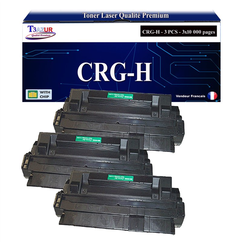 3x Toners compatible avec Canon CRG-H - 10 000 pages