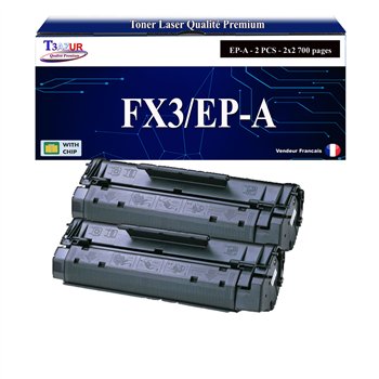 2x Toners compatibles Canon FX3/EP-A (1557A003/1548A003) - 2 700 pages