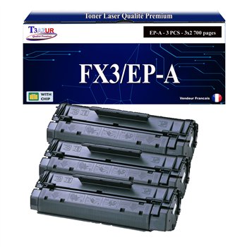 3x Toners compatibles Canon FX3/EP-A (1557A003/1548A003) - 2 700 pages