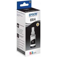 Bouteille d'encre noire d'origine Epson T6641 - C13T664140