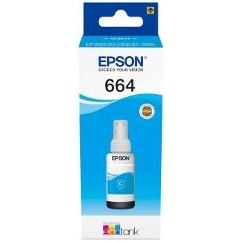 Bouteille d'encre cyan d'origine Epson T6642 - C13T664240