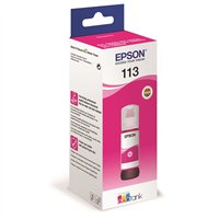 Bouteille d'encre pigmentée magenta originale Epson 113 - C13T06B340