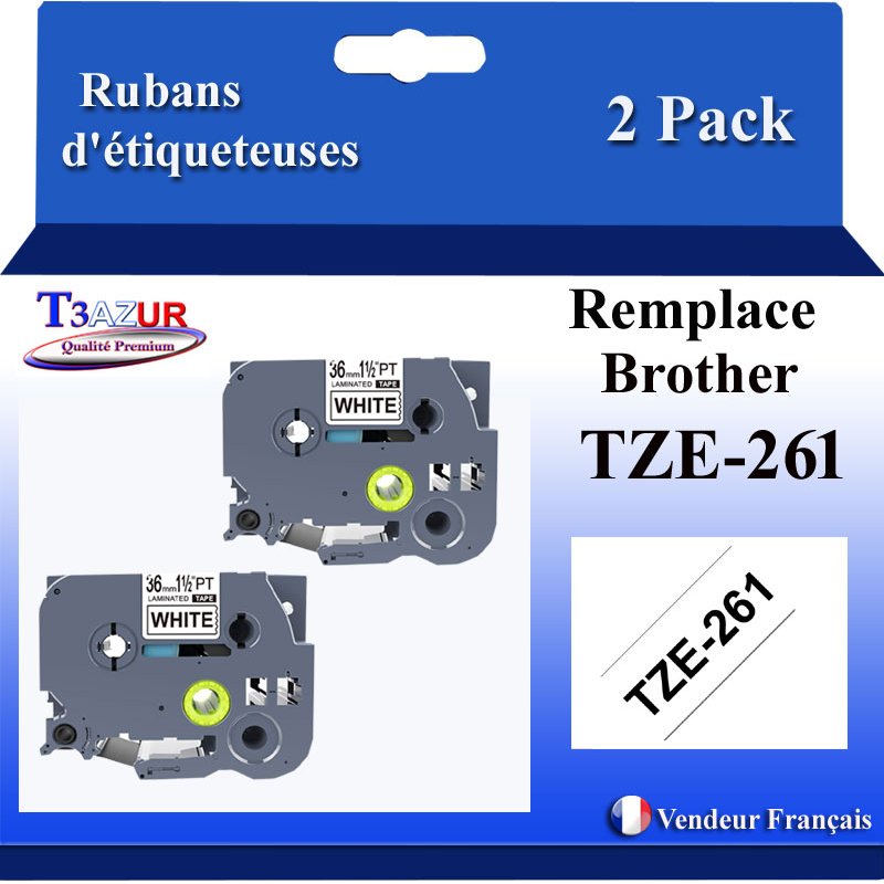 Ruban générique Brother TZE251 (TZ-251)- Noire/Blanche- 24mm * 8m Ruban générique Brother TZE251 (TZ-251)- Noire/Blanche- 24mm * 8m