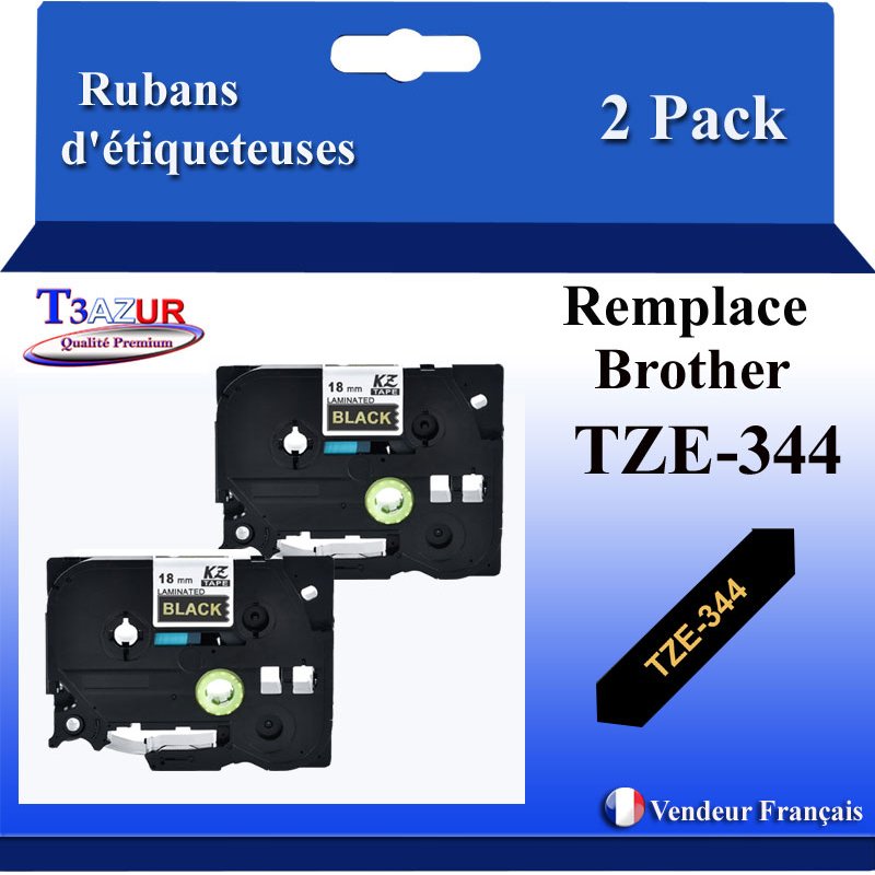Ruban générique Brother TZE-335 (TZ-335)- Blanche/Noire- 12mm * 8m Ruban générique Brother TZE-335 (TZ-335)- Blanche/Noire- 12mm * 8m