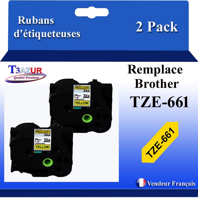 Ruban générique Brother TZE-631 (TZ-631)- Noire/Jaune-12mm * 8m Ruban générique Brother TZE-631 (TZ-631)- Noire/Jaune-12mm * 8m