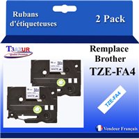 Ruban générique Brother TZE-731 (TZ-731)- Noire/Vert - 12mm * 8m