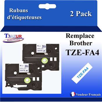 Ruban générique Brother TZE-731 (TZ-731)- Noire/Vert - 12mm * 8m