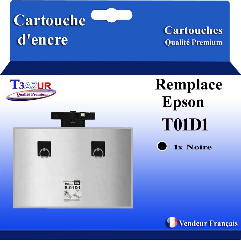 Cartouche d'encre pigmentée générique Epson SJIC22P Noire