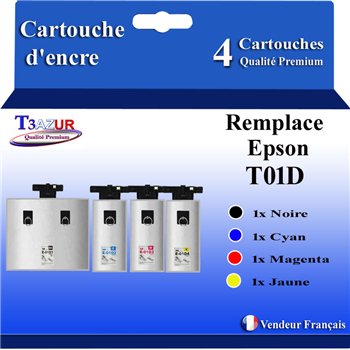 Cartouche d'encre pigmentée générique Epson SJIC22P Noire