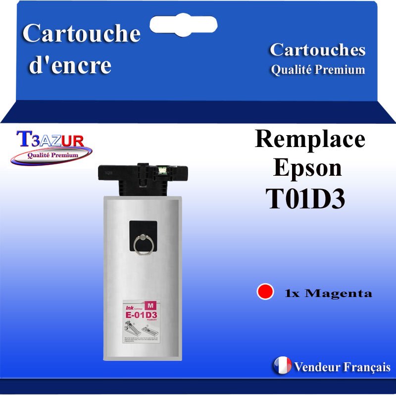 Cartouche d'encre pigmentée générique Epson SJIC22P Noire
