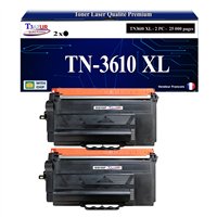 Toner compatible Brother TN3610 XL Noir- 25 000 pages