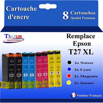 Lot de 5 Cartouches compatibles Epson T27XL