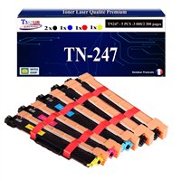 Lot de 5 Toners compatibles Brother TN247/ TN243
