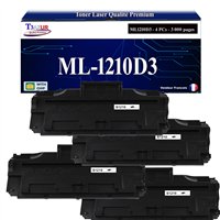 Lot de 3 Toners compatibles Samsung ML1210 (ML-1210D3)- 3 000 pages