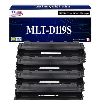 Lot de 3 Toners compatibles Samsung ML1610 / SCX4521 /ML2010 - 3 000 pages