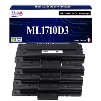 Lot de 3 Toners compatibles Samsung ML1710 (ML-1710D3)- 3 000 pages