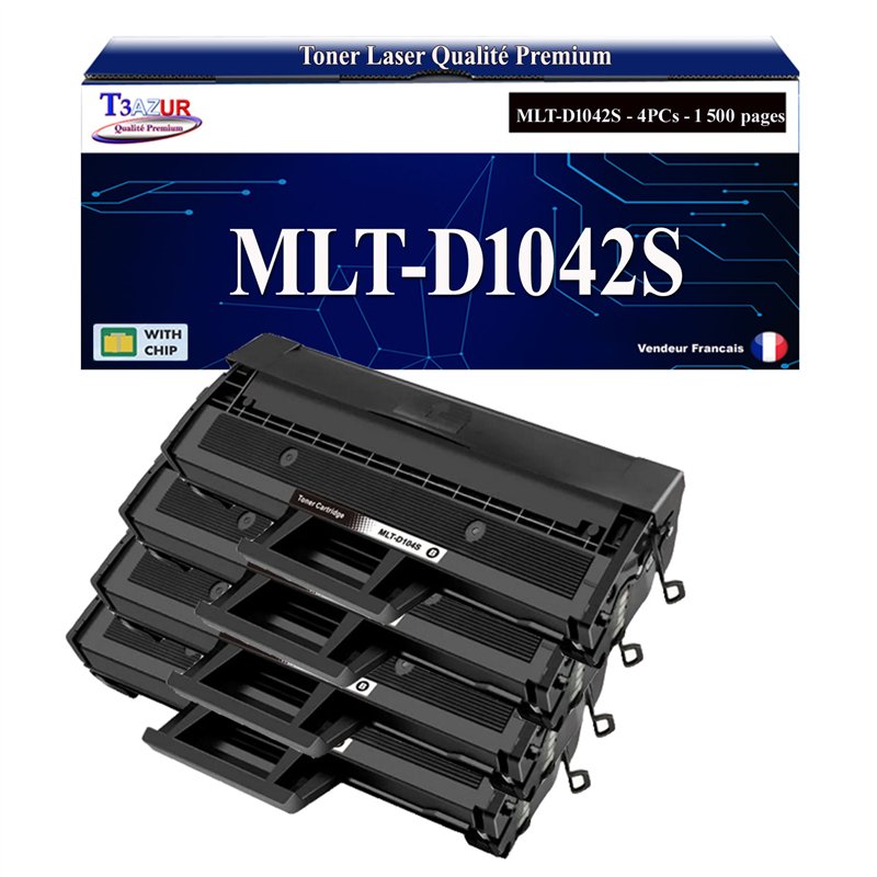 Lot de 3 Toner compatible Samsung ML1660 / SCX3200- 1 500 pages