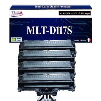 4x Toners compatibles Samsung SCX4655 (MLT-D117S/SU852A) - 2 500 pages