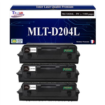 Lot de 3 Toners compatibles Samsung MLT-D204 - 5 000 pages