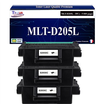 Lot de 2 Toners compatibles Samsung MLT-D205E (SU951A) - 10 000 pages